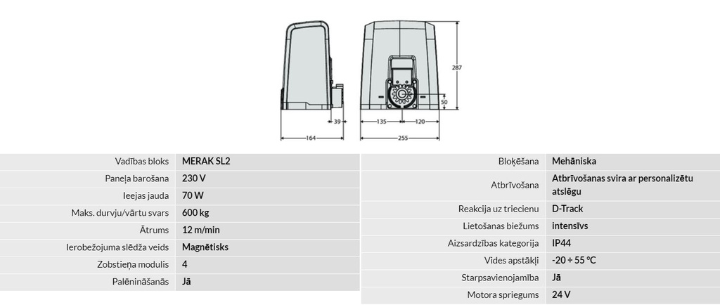 DEIMOS ULTRA BT, 230V, 600kg, Automātika