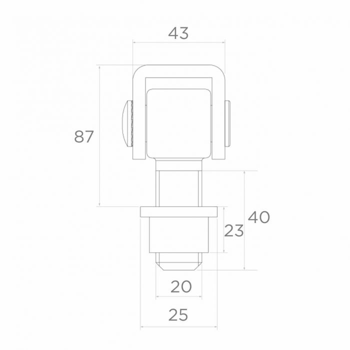 Adjustable steel hinge