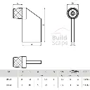 End stop, welded, for sliding and swing gates.webp