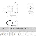 Lower hinge with bearing, support.webp