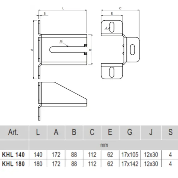 Adjustable bracket for guide support.webp