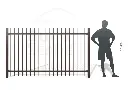 Metal fence RAL8017.webp