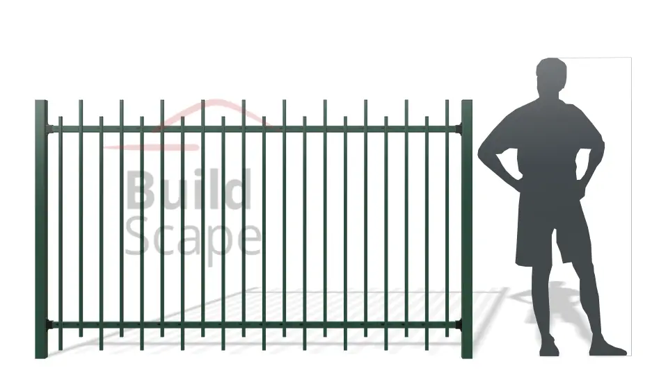 MEP5 metal fence RAL6005.webp