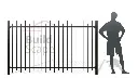 MEP5 metal fence RAL9005.webp