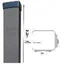 Metal post 120x120x3mm, RAL7016 (2).webp