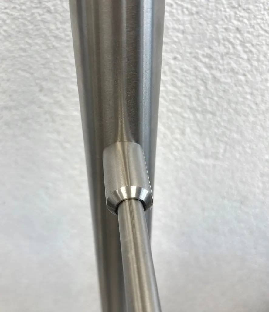 Crossbar holder d12, AISI 304 Satin.webp