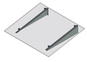 Glass canopy support , glass adaptor d30mm, for glass t 8-12,76 mm (AISI 304)