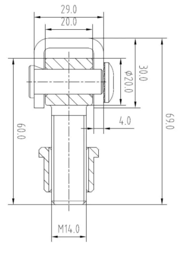 Adjustable steel hinge for M16