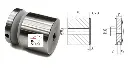 [i01.5014.4XS] Stikla turētājs D50 M10 AISI 304 (8-21.52mm).webp