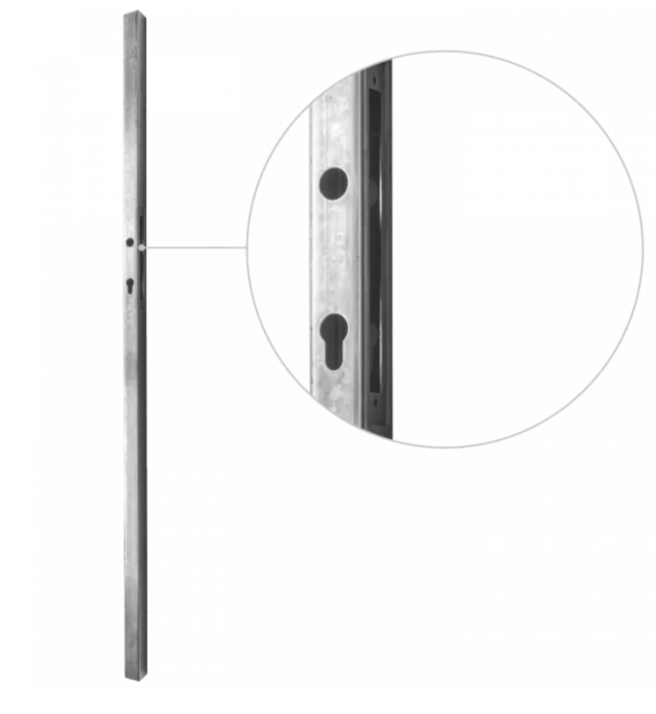 Post 40x40 mm H1500mm for locks 90/20