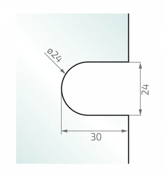 Wall bracket 45x45 mm