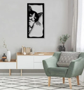 Cat - metal wall decoration 700 x 350 mm