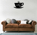 Coffee cup - metal wall decoration 360 x 500 mm