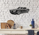 Mustang - metal wall decoration 270 x 700 mm