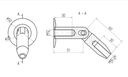 Canopy system (Heavy) D60, for glass 8-17,52mm