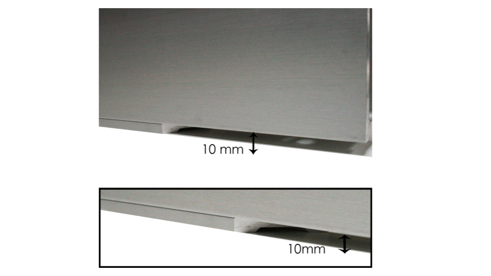 Profile plate for drainage 412x45x13 mm,