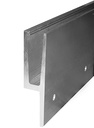 Aluminium profile, vertical - L1000mm, anodised