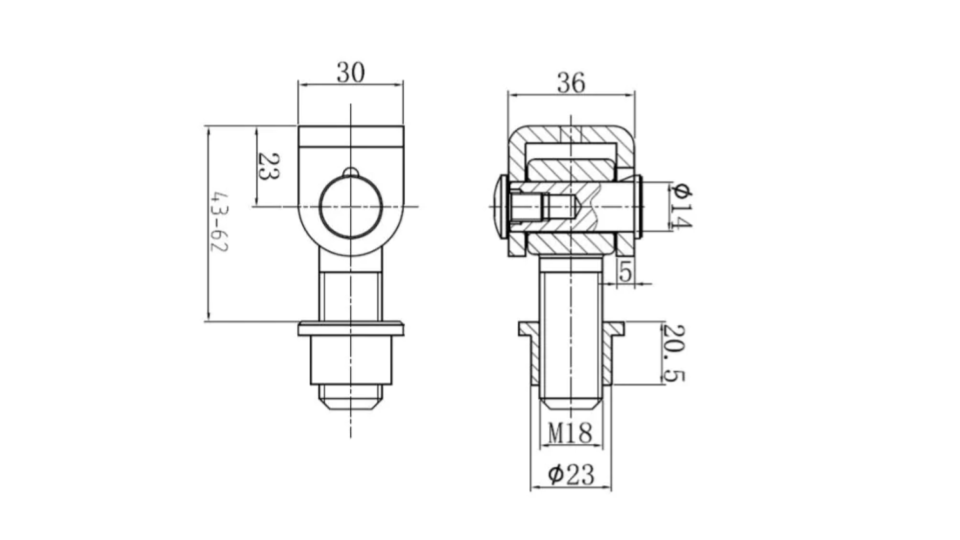 Hinge adjustable