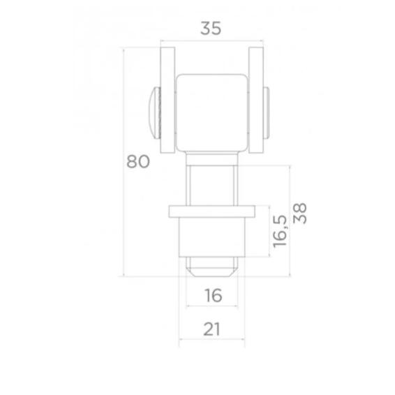 Adjustable hinge for welding, for wickets