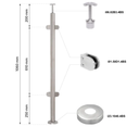 Inox Post 42,4 H1060 AISI 304