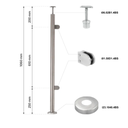 Inox Post 42,4 H1060 AISI 304