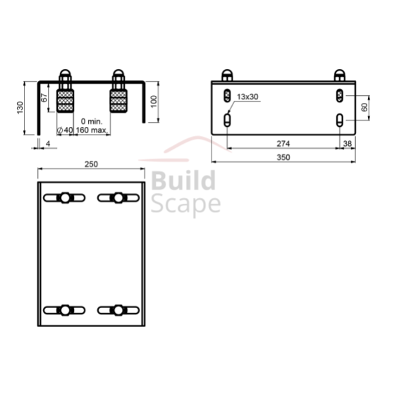 GRM 4 - adjustable four roller guide plat