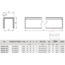 DRIVER - "U" profile guide