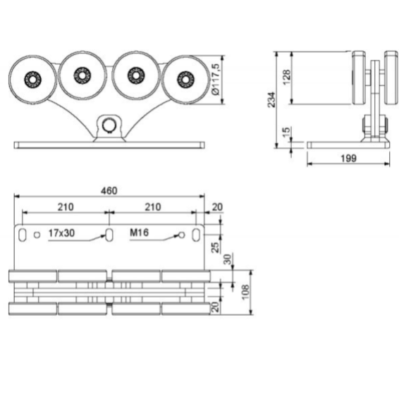 SPEED LK - trolley for sliding gate