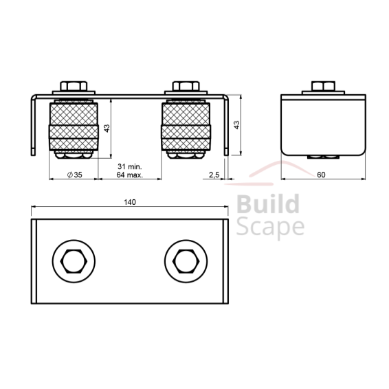 SR 2 - roller guide plate