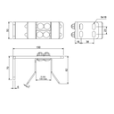 DOCKER O - end stop bracket