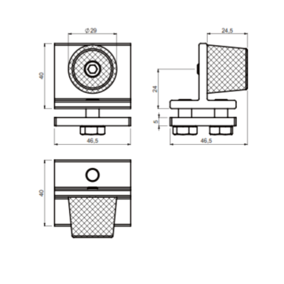 FINISH S - internal end stop