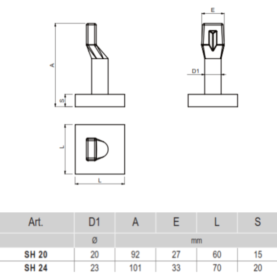 Lower hinge pin and bracket