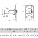 Hinge with plate