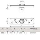 Support plate -  DM 20