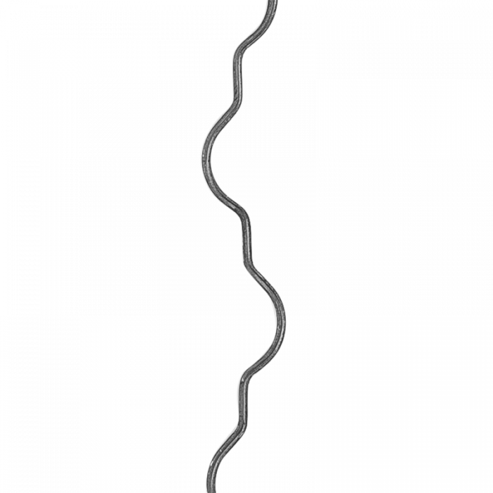 Decorative bar 12x6 mm H2000 x L65 mm