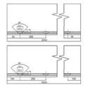 Aluminium profile  H121 A45 L2500