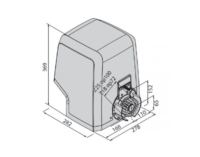 ICARO SMARRT AC A2000 230V, 2000kg, Automation