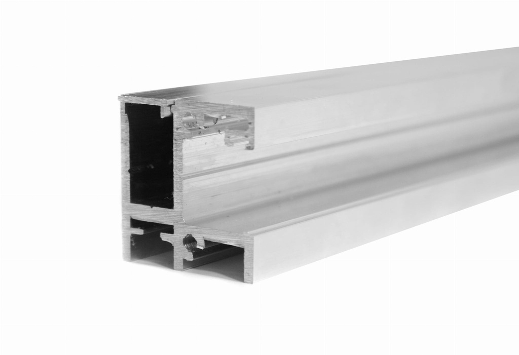 French balcony with fastening to the window frame, ALUMINUM, SILVER ANOD