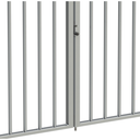 Concealed latch for double-sided gate GATEMASTER