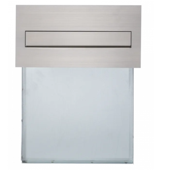 Mailbox with drawer PM PN 620, silver