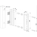 Wicket hook for Industrial gate SAKL LOCINOX