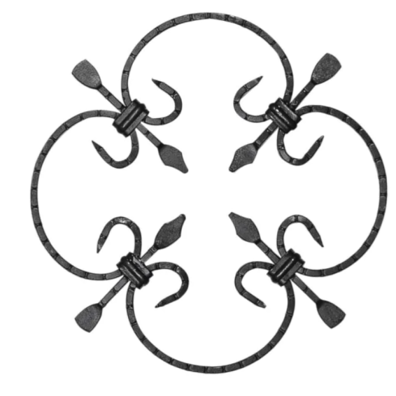 Rozete 10x5 mm H250 x L250 mm