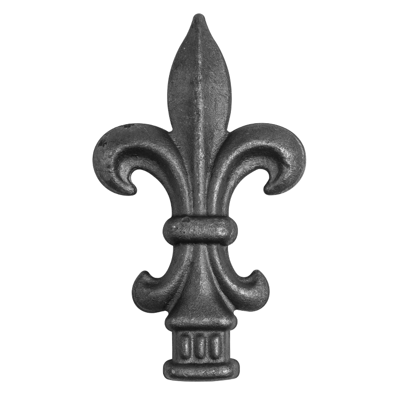 Forged steel arrowhead 40x40mm, H200 x L117 mm