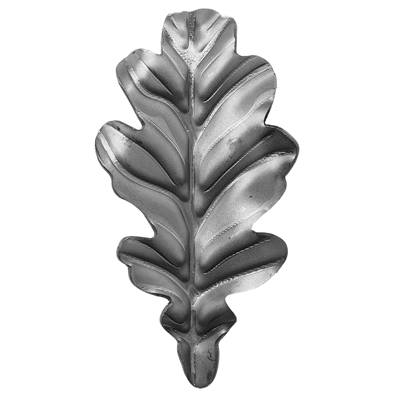 Decorative steel leaf  H145 x L75 x 2 mm