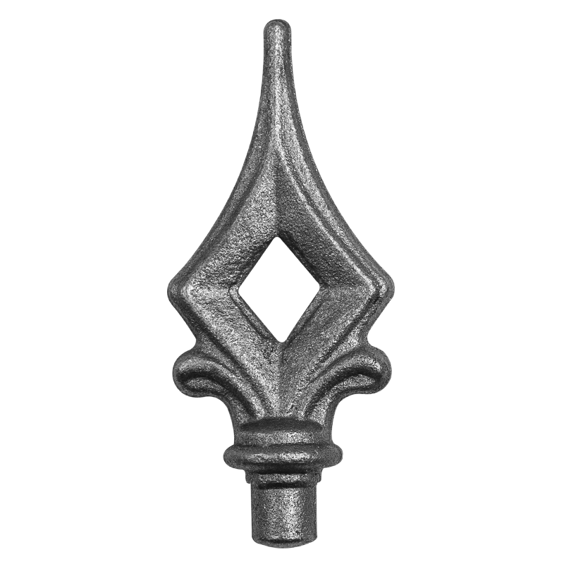 Forged steel arrowhead D12 mm H100 x L45 mm