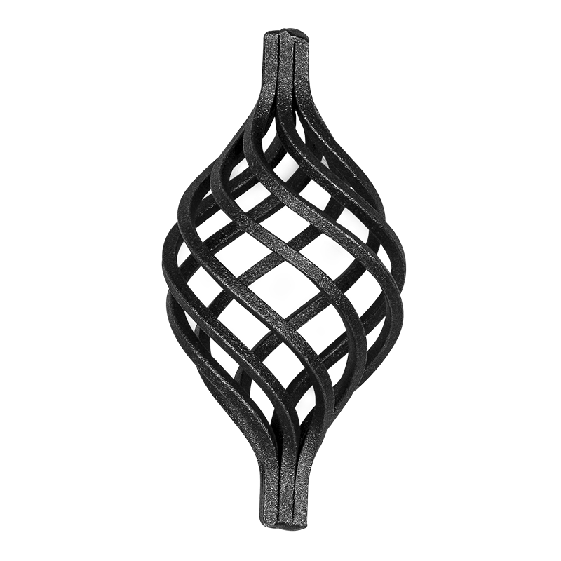 Forged Steel Basket 12x12 mm, H130 x L65 mm