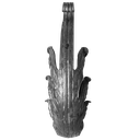 [K51.106] Dekoratīvā lapiņa 4 mm H350 x L110 mm