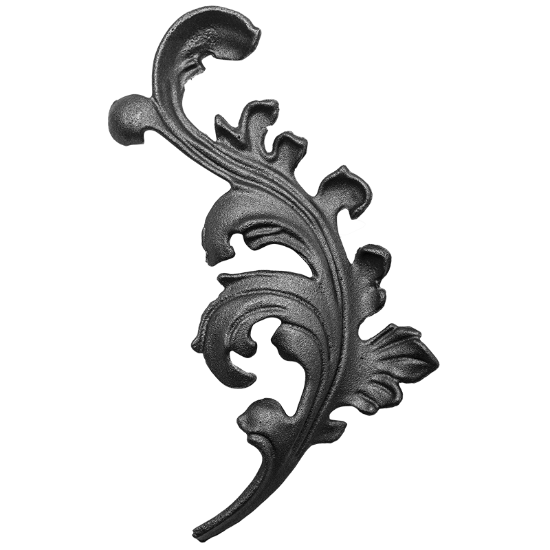 Dekoratīvā lapiņa ( kreisā ) 4 mm H270 x L110 mm 