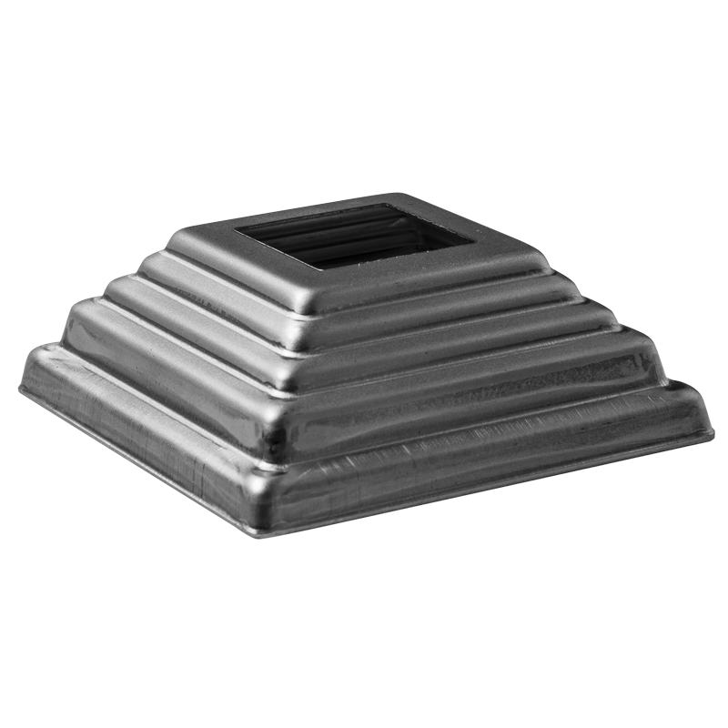 Nosegplāksne 25x25mm, H30mm, L80xL80mm