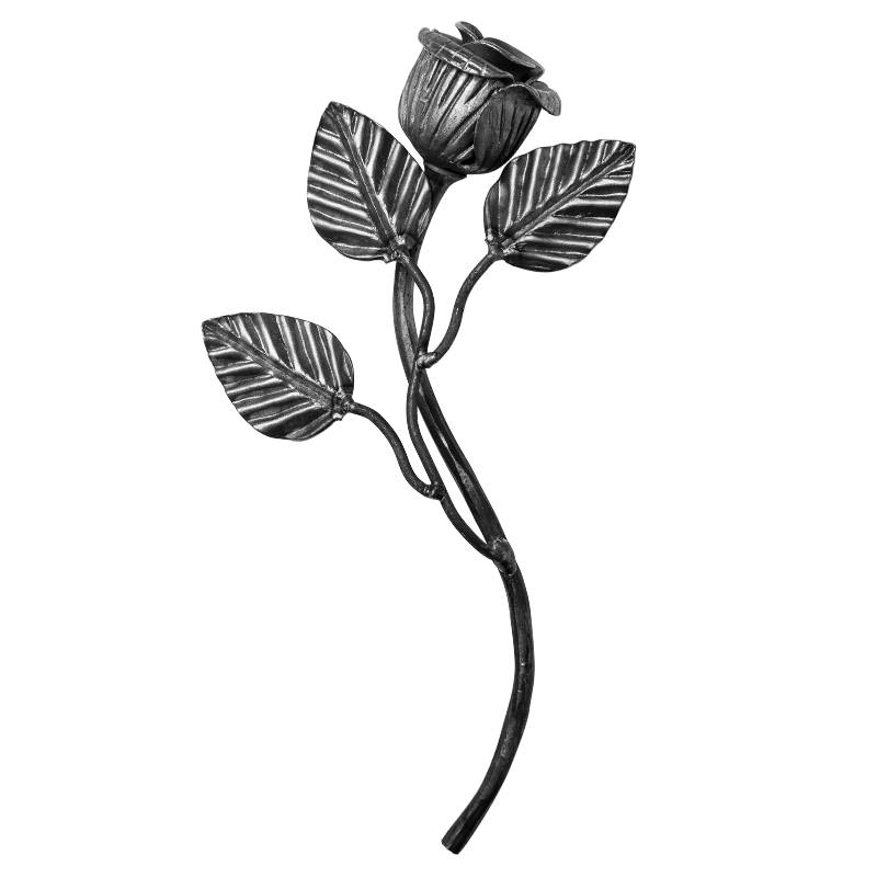 Декоративная роза H240 x L140 mm